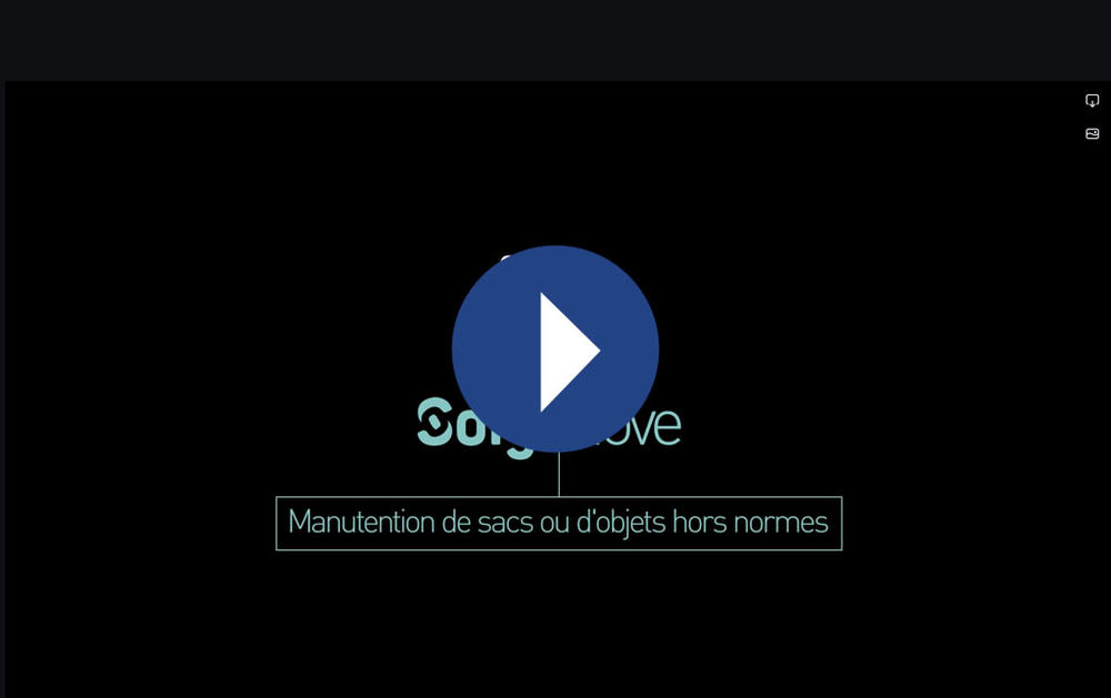 Vidéo Soly Move - Manutention de sacs ou d'objets hors normes